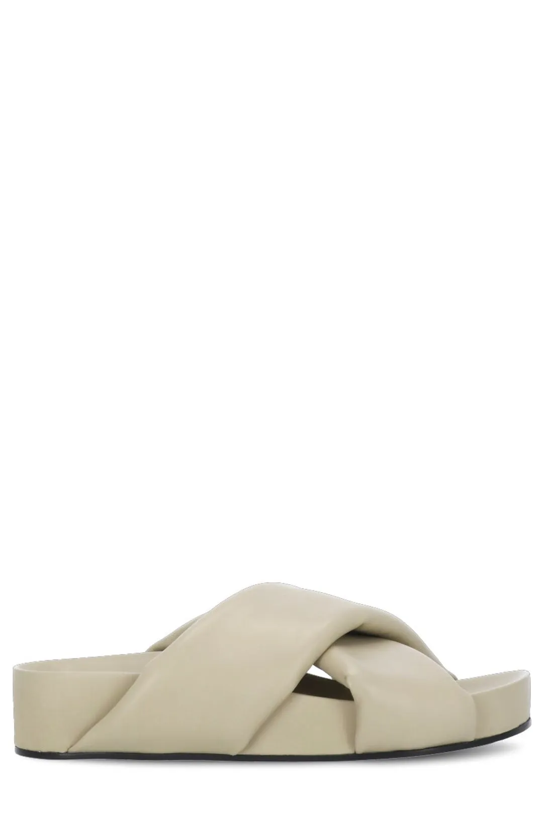 Jil Sander Open Toe Cross Strap Sandals