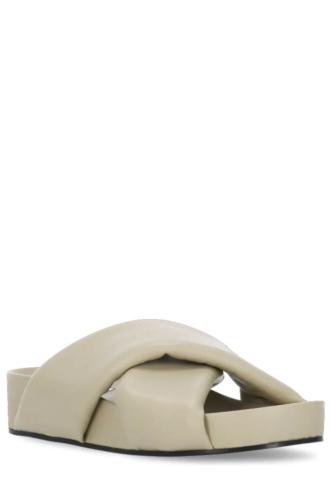 Jil Sander Open Toe Cross Strap Sandals