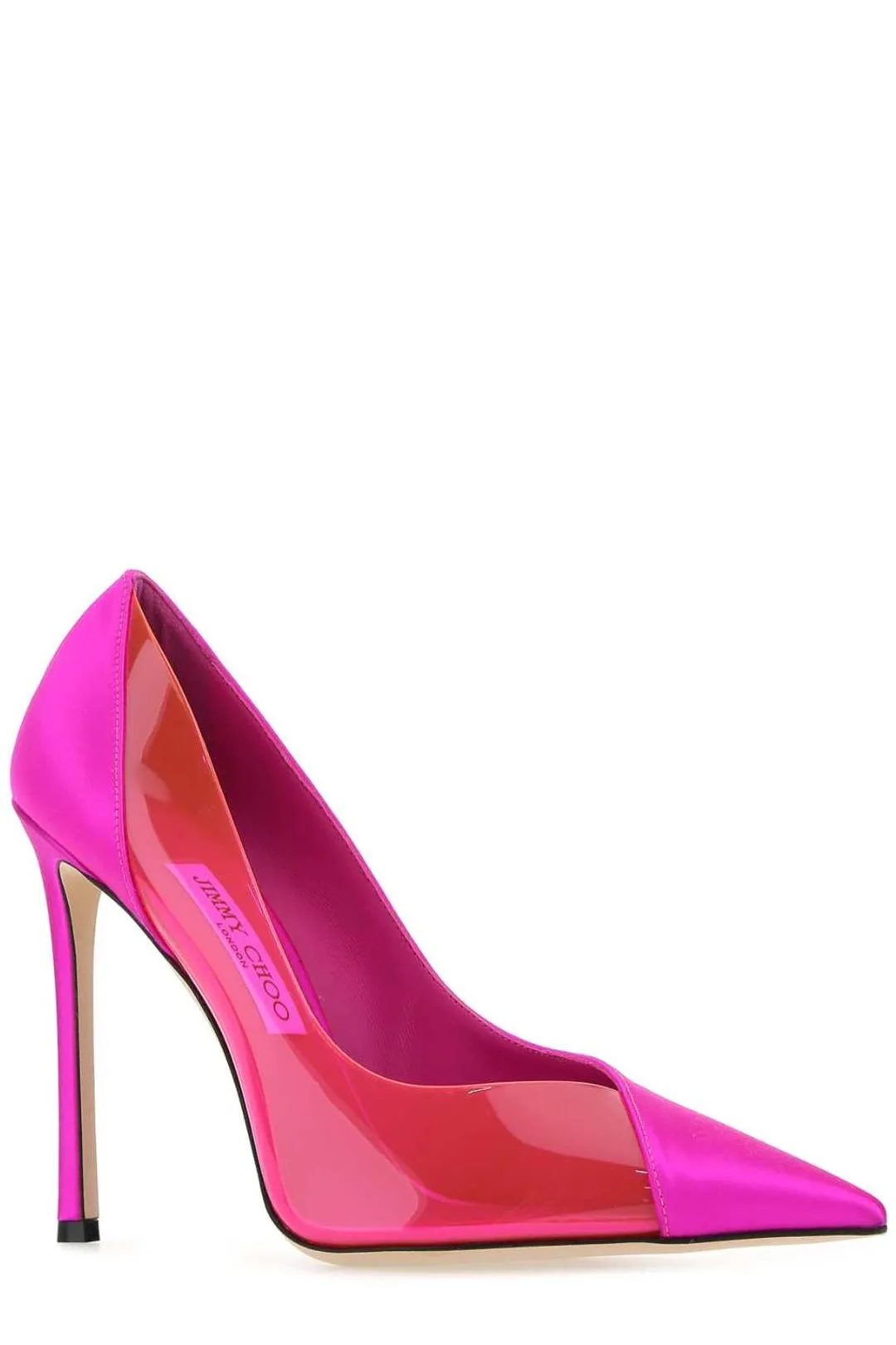 Jimmy Choo Cass 110 Panelled Satin Pumps