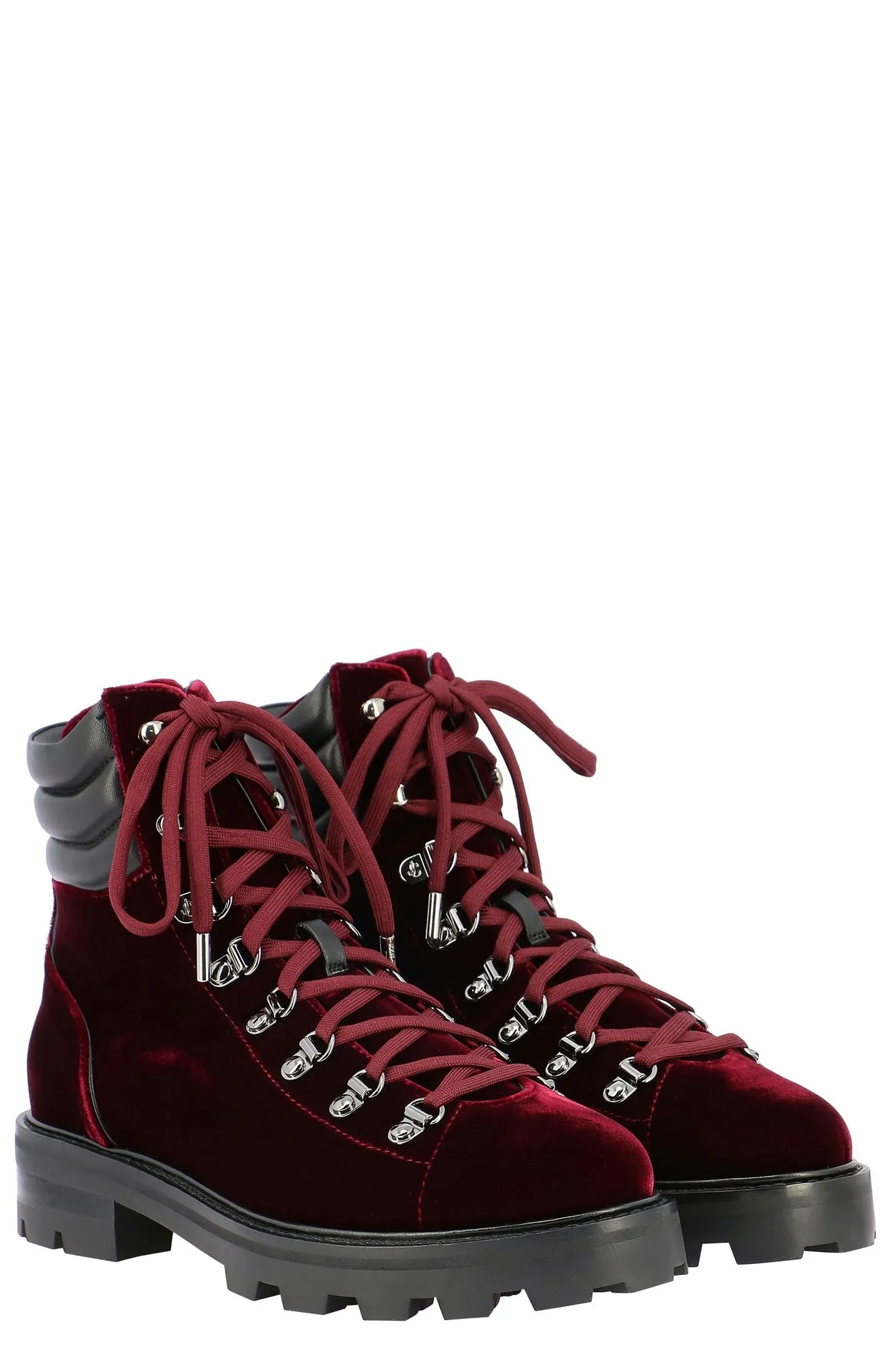 Jimmy Choo Lace-Up Combat Boots