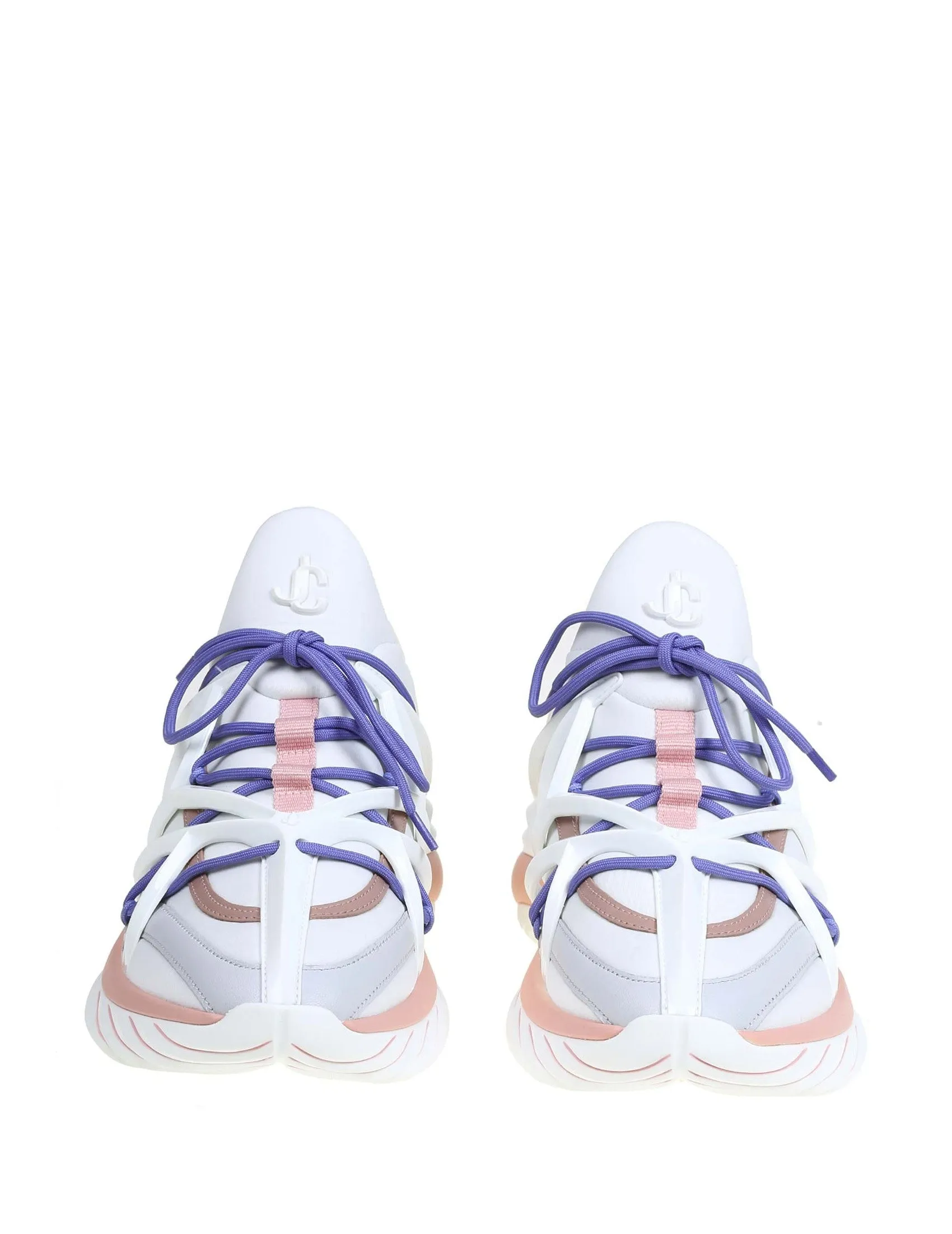 Jimmy Choo Logo Detailed Lace-Up Sneakers