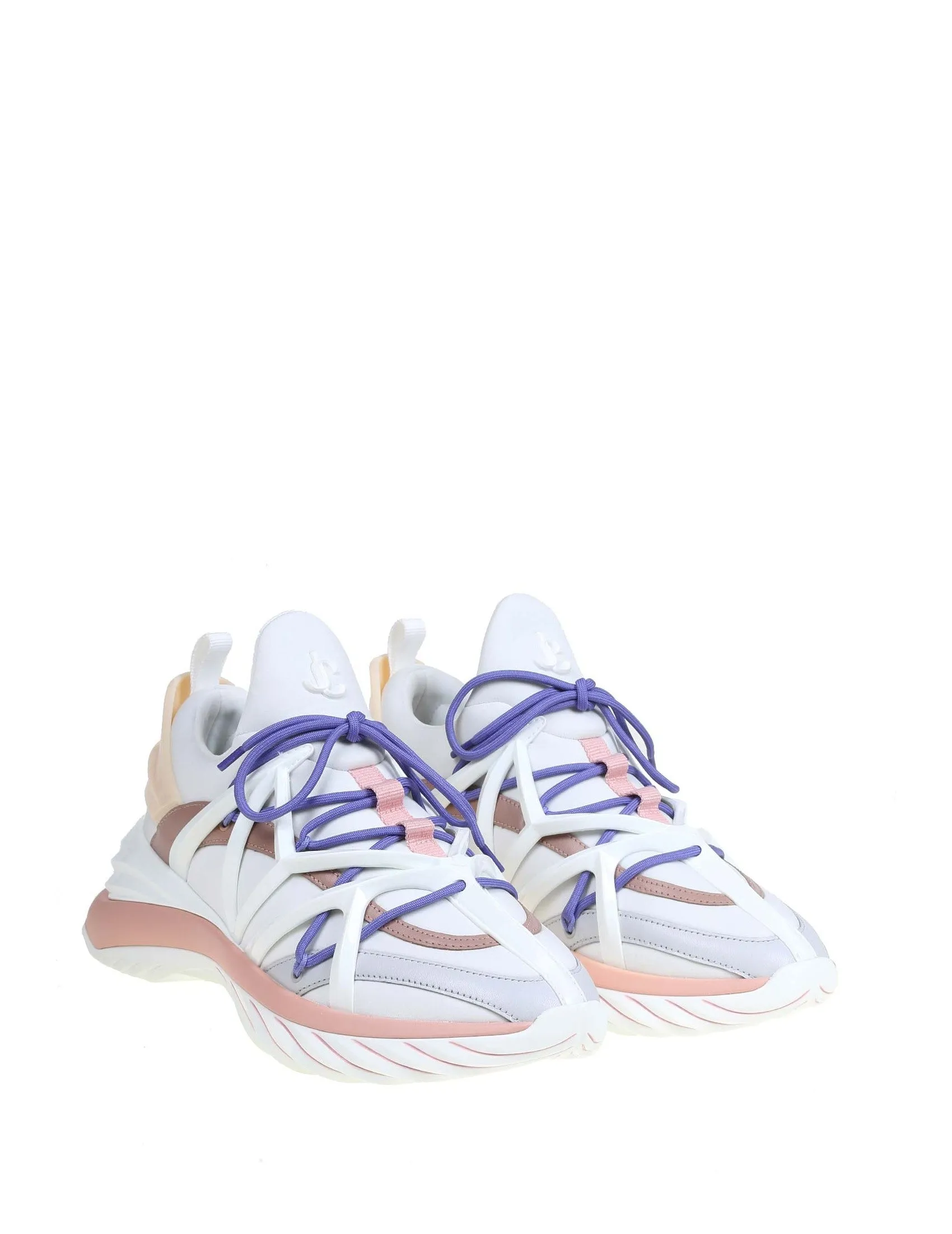 Jimmy Choo Logo Detailed Lace-Up Sneakers