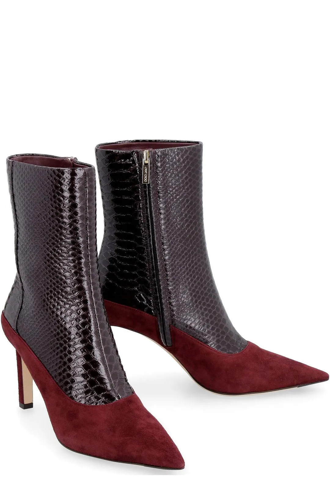 Jimmy Choo Printed Mavie 85 Ankle Boots