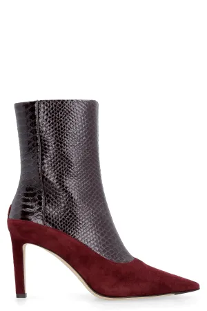 Jimmy Choo Printed Mavie 85 Ankle Boots