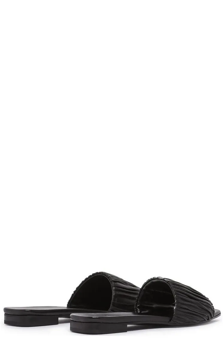 Just Cavalli Gather Detailed Slip-On Sandals