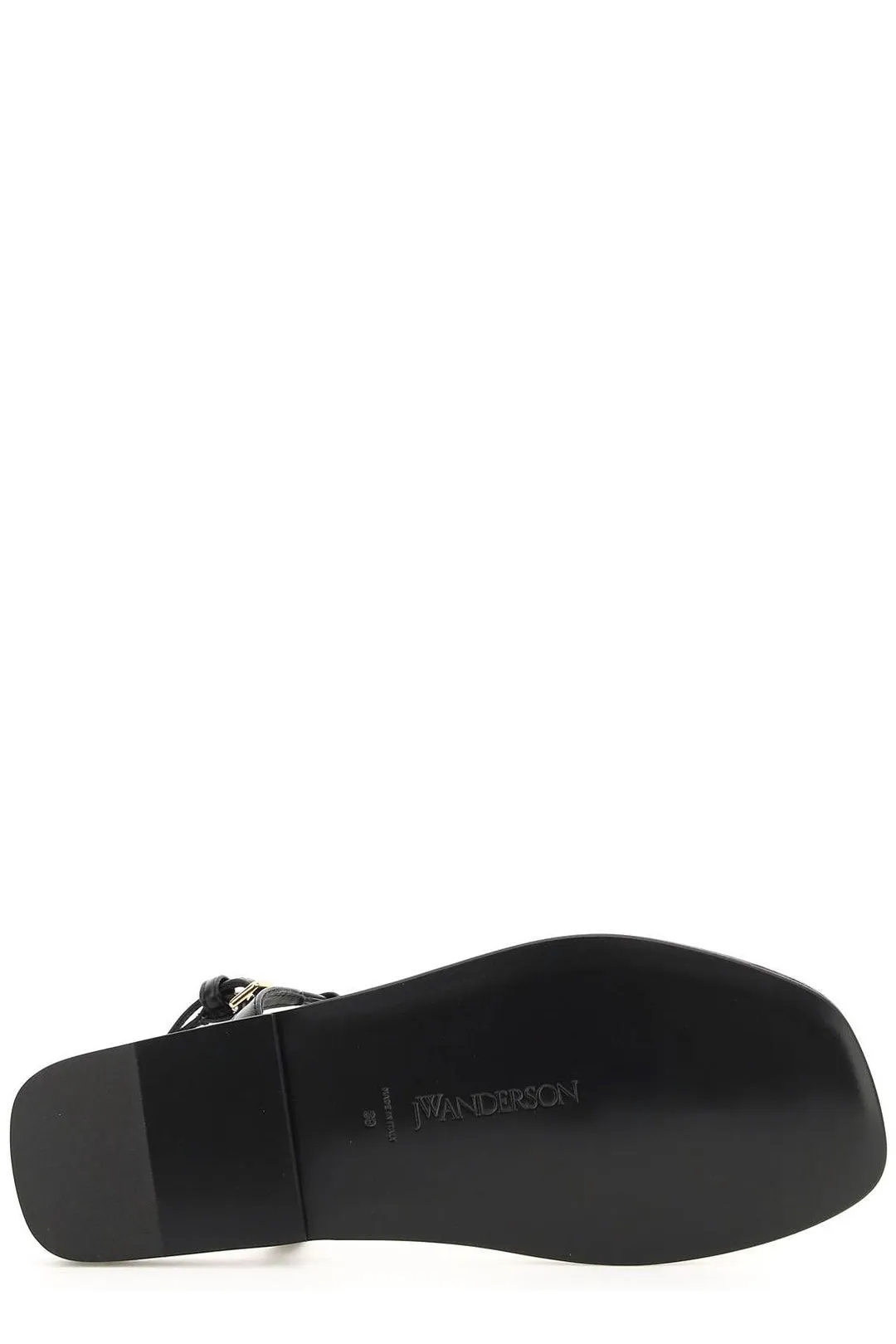 JW Anderson Anchor-Logo Plaque Sandals