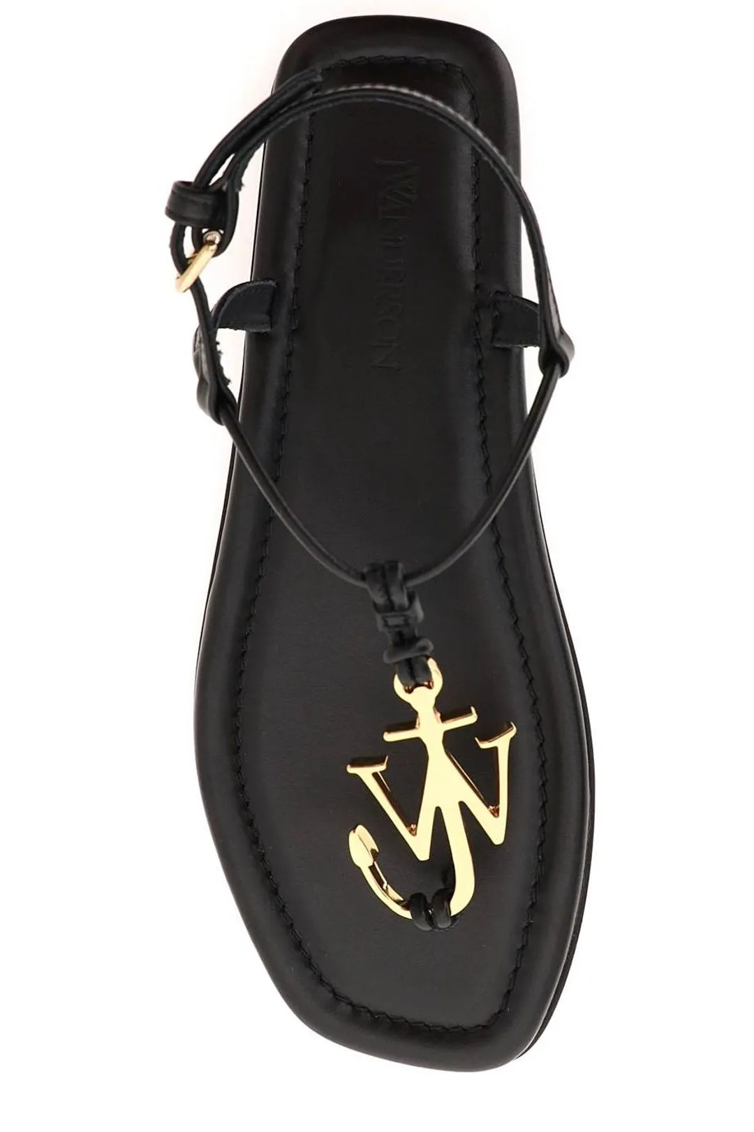 JW Anderson Anchor-Logo Plaque Sandals