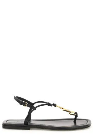 JW Anderson Anchor-Logo Plaque Sandals