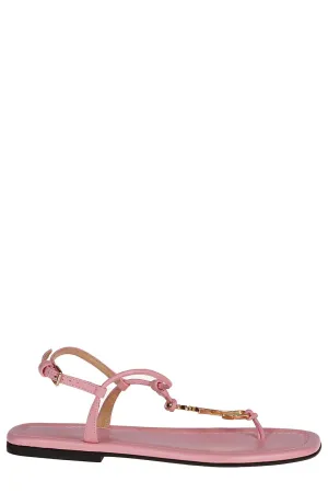 JW Anderson Anchor-Logo Plaque Sandals
