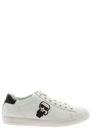 Karl Lagerfeld Logo Patch Low-Top Sneakers
