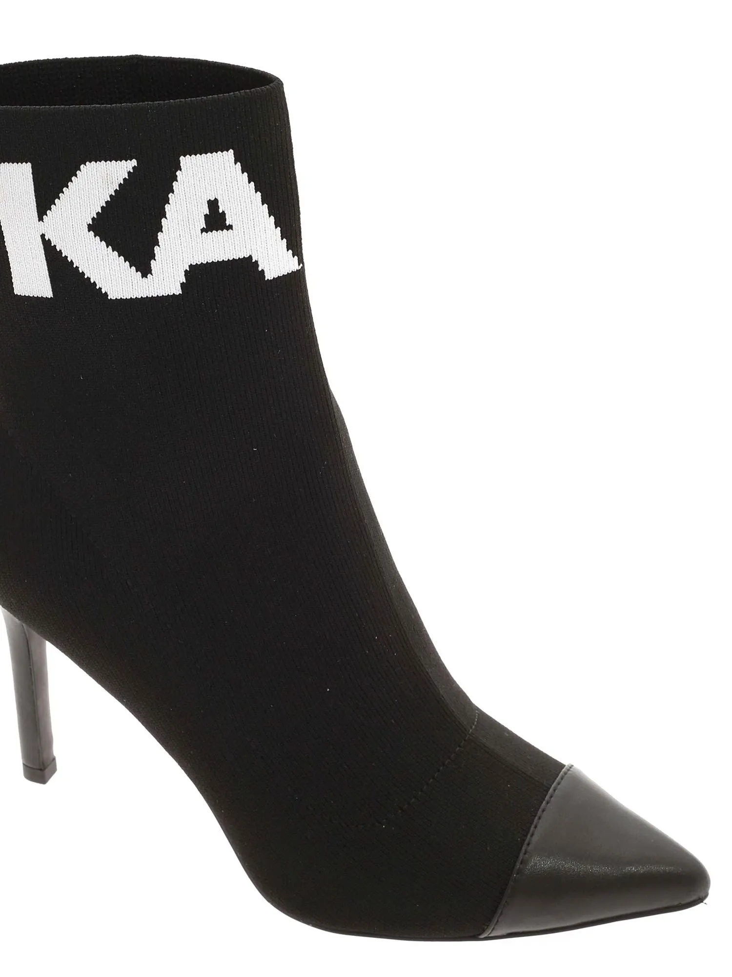 Karl Lagerfeld Pandora Logo Intarsia Ankle Boots