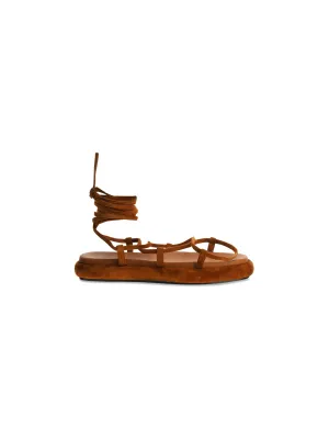 Khaite Alba Lace-Up Sandals