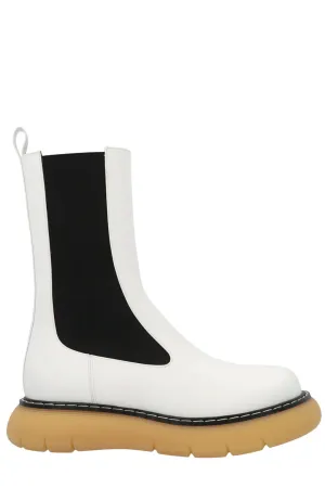 Khaite Bleecker Round Toe Ankle Boots