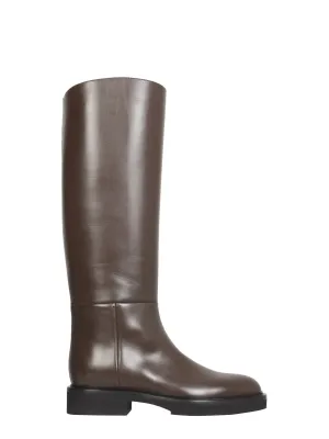 Khaite Derby Knee High Riding Boots