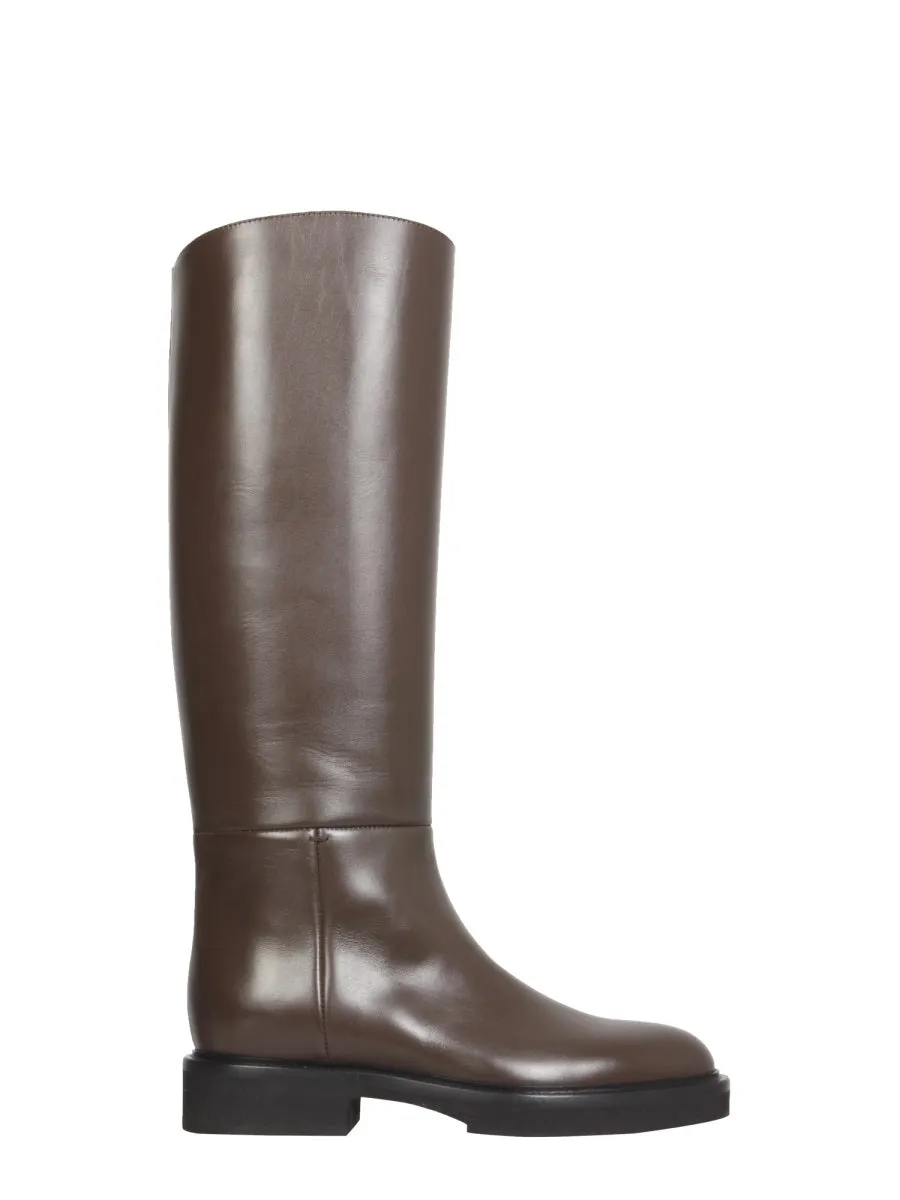 Khaite Derby Knee High Riding Boots