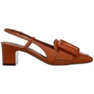 L'Autre Chose Block Heel Slingback Pumps