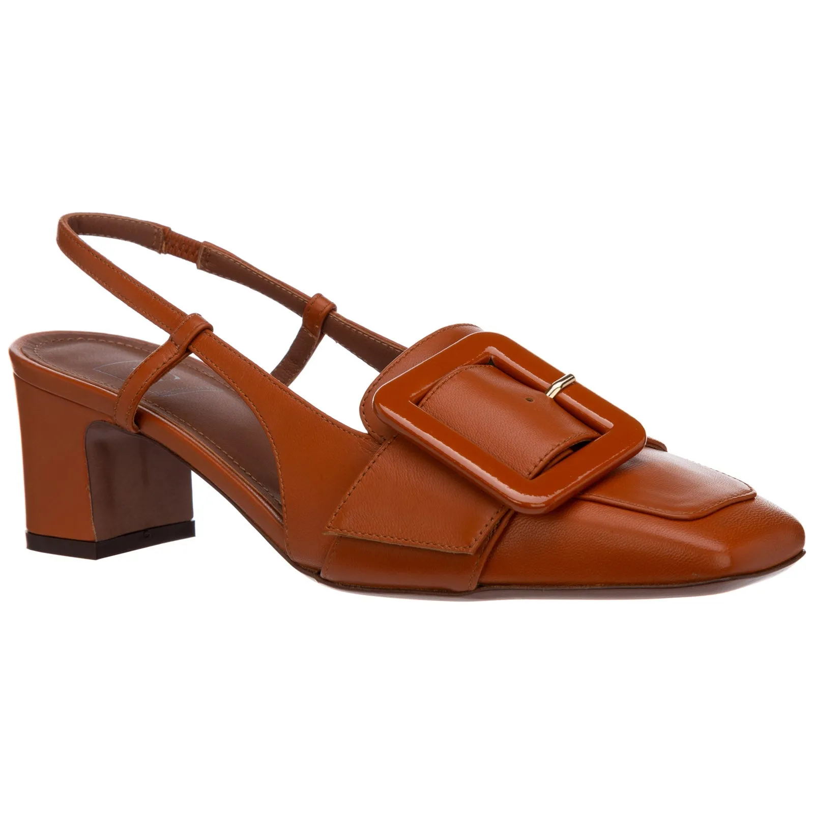 L'Autre Chose Block Heel Slingback Pumps