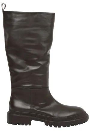 L'Autre Chose Knee High Biker Lux Boots