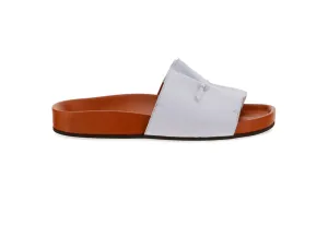 L'Autre Chose Ruched Slip-On Sandals