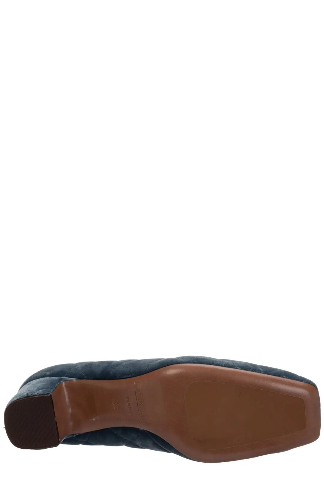 L'Autre Chose Square Toe Quilted Pumps