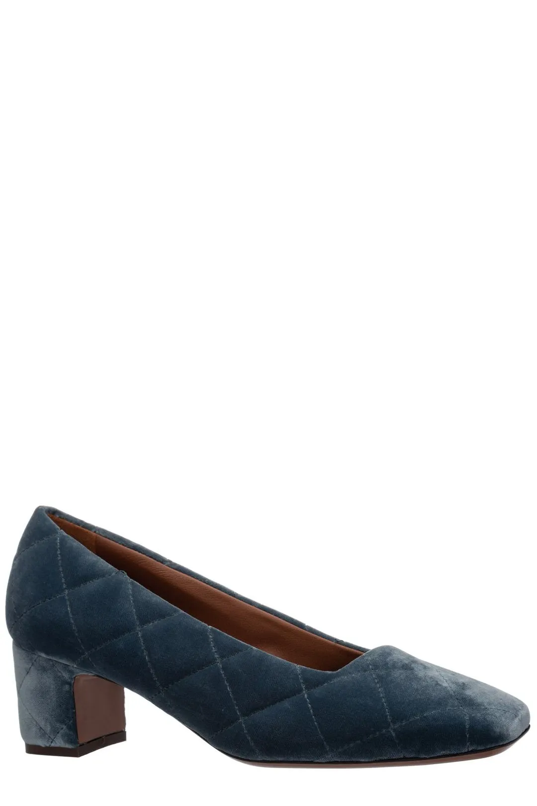 L'Autre Chose Square Toe Quilted Pumps