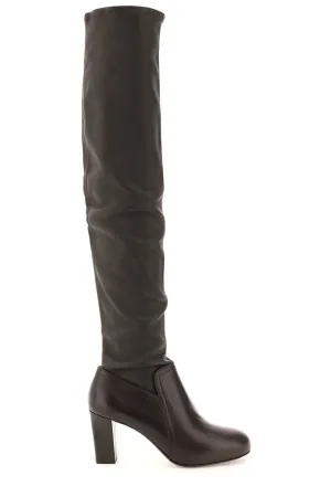 Lemaire Over-The-Knee Block-Heel Boots