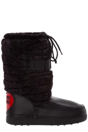 Love Moschino Faux Fur Ankle Boots