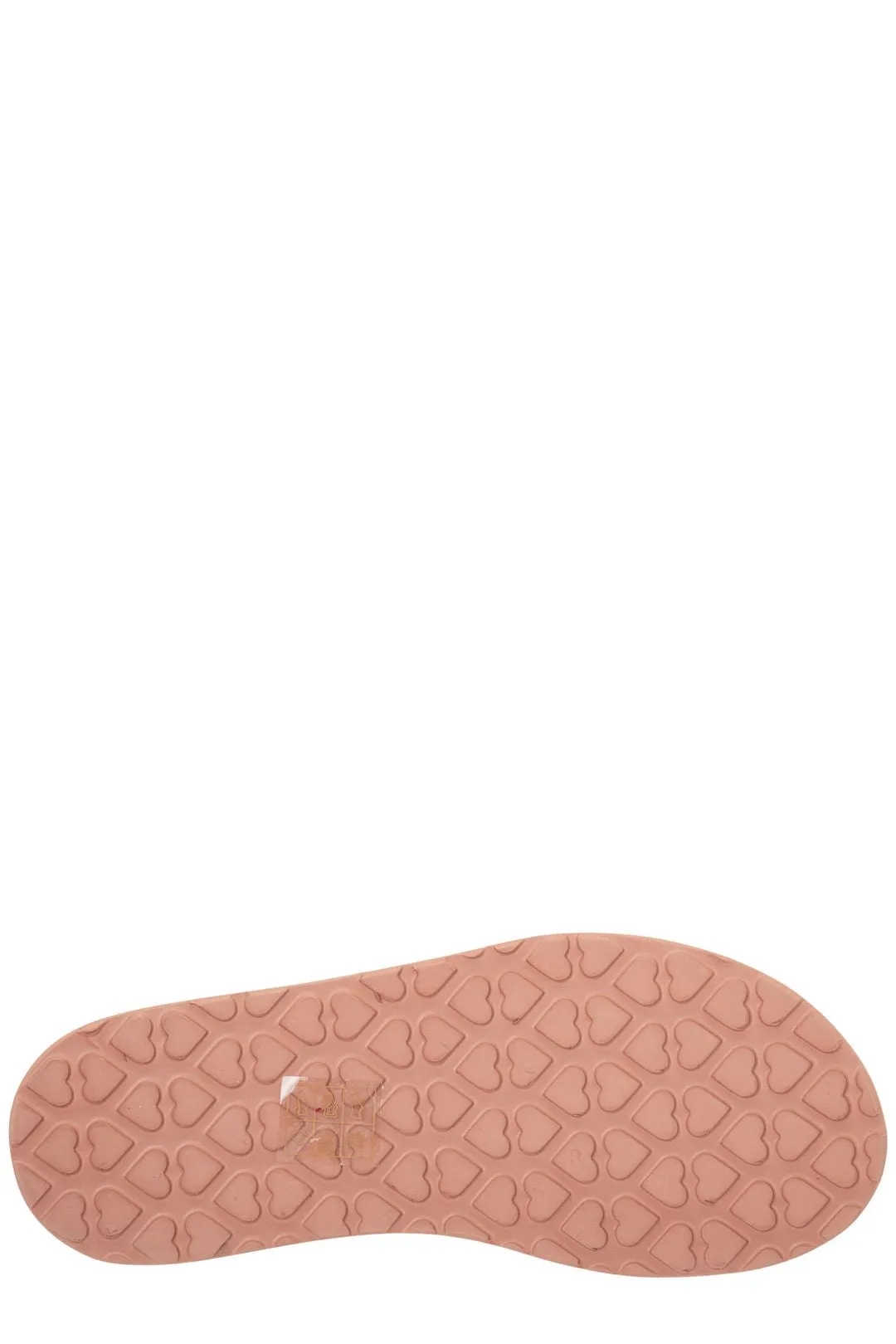 Love Moschino Logo Printed Color-Block Slingback Sandals