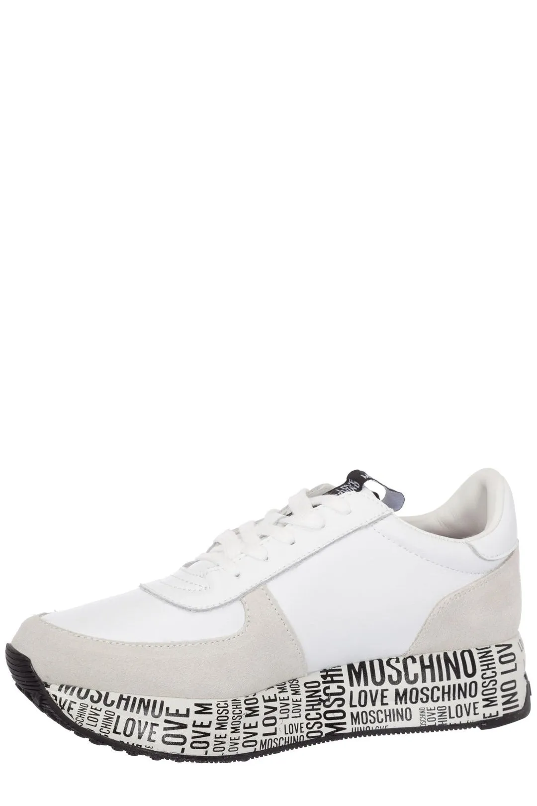 Love Moschino Logo Printed Low-Top Platform Sneakers