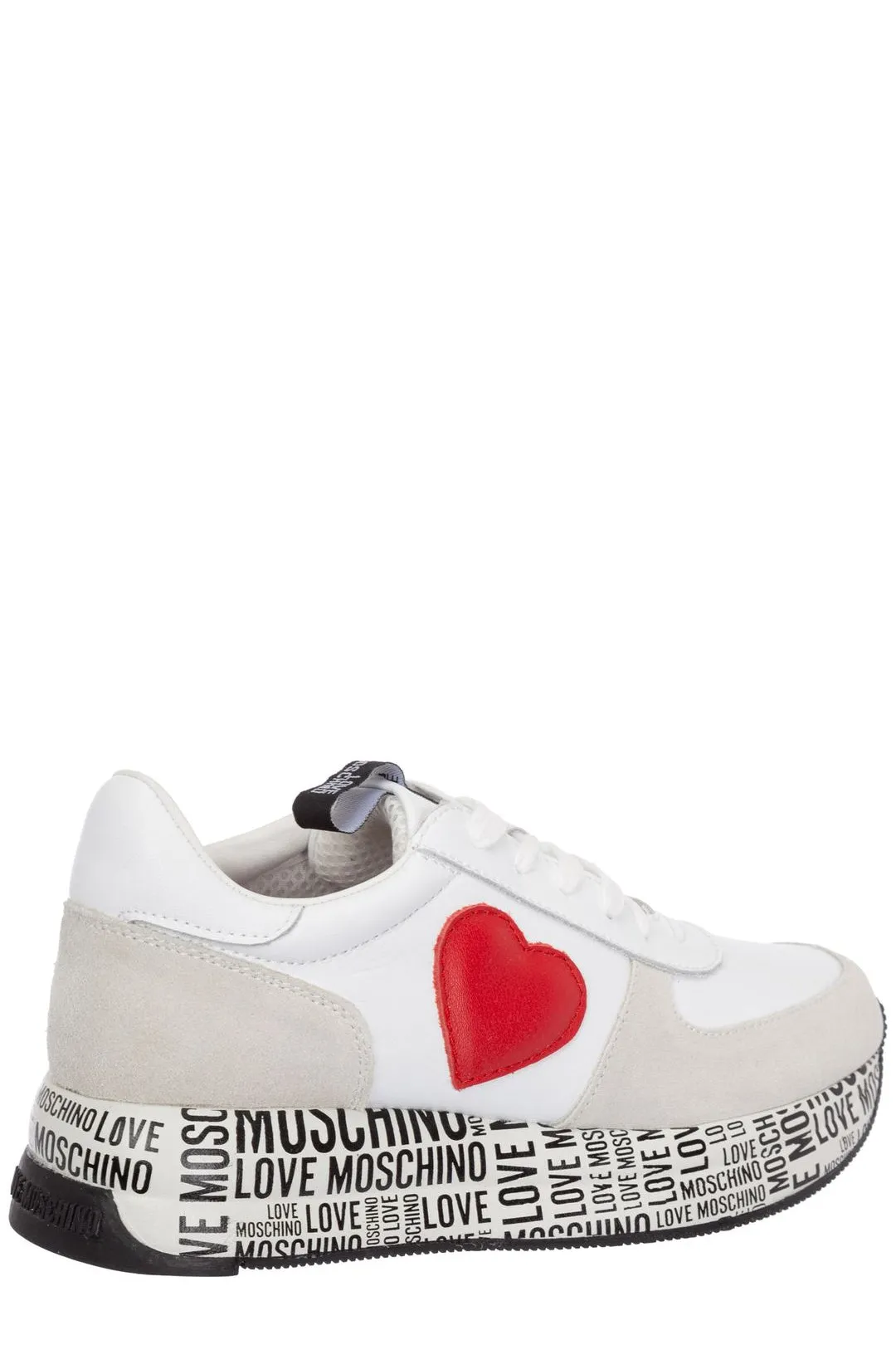 Love Moschino Logo Printed Low-Top Platform Sneakers