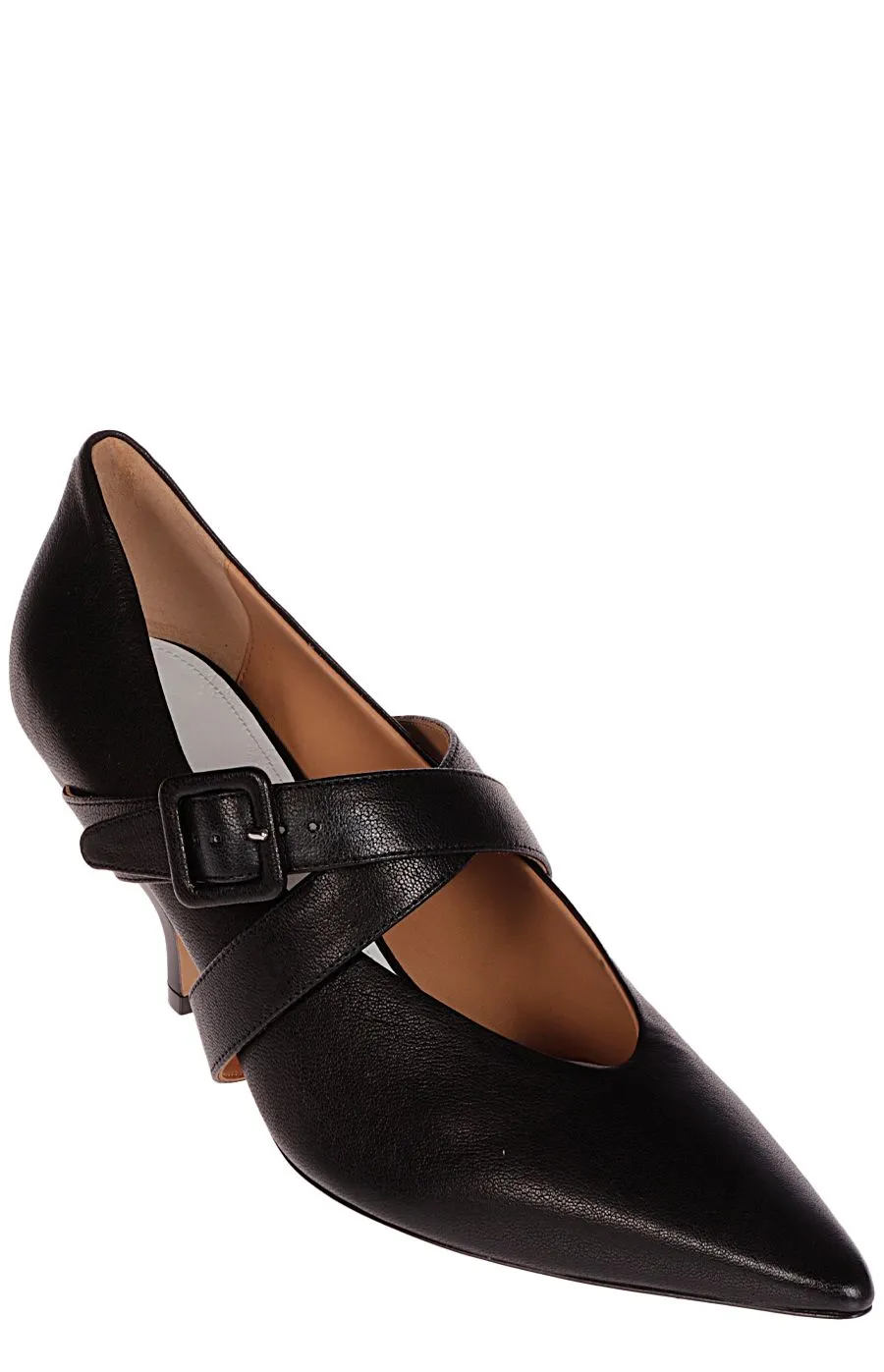 Maison Margiela Cross-Strapped Pointed Toe Pumps