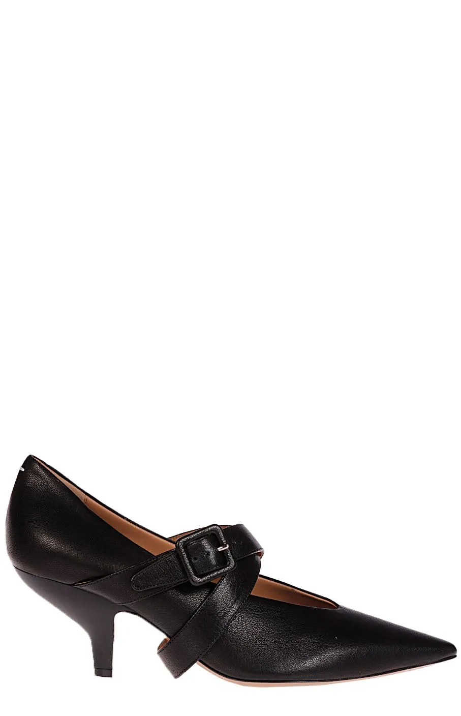 Maison Margiela Cross-Strapped Pointed Toe Pumps