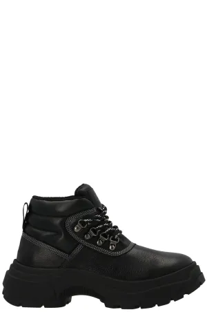 Maison Margiela Lace-Up Ankle Boots