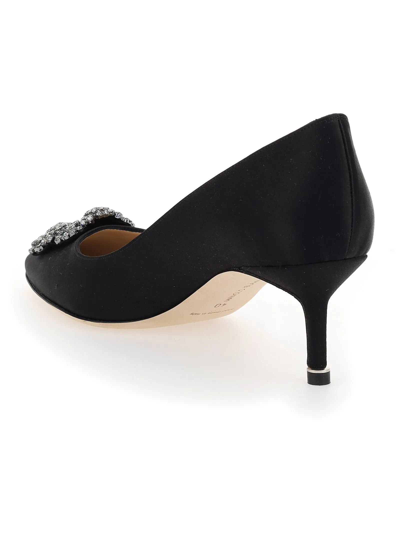 Manolo Blahnik Hangisi Jewel Embellished Pumps