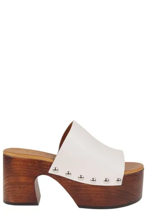 Marni Two-Tone Platform Slip-On Sandals