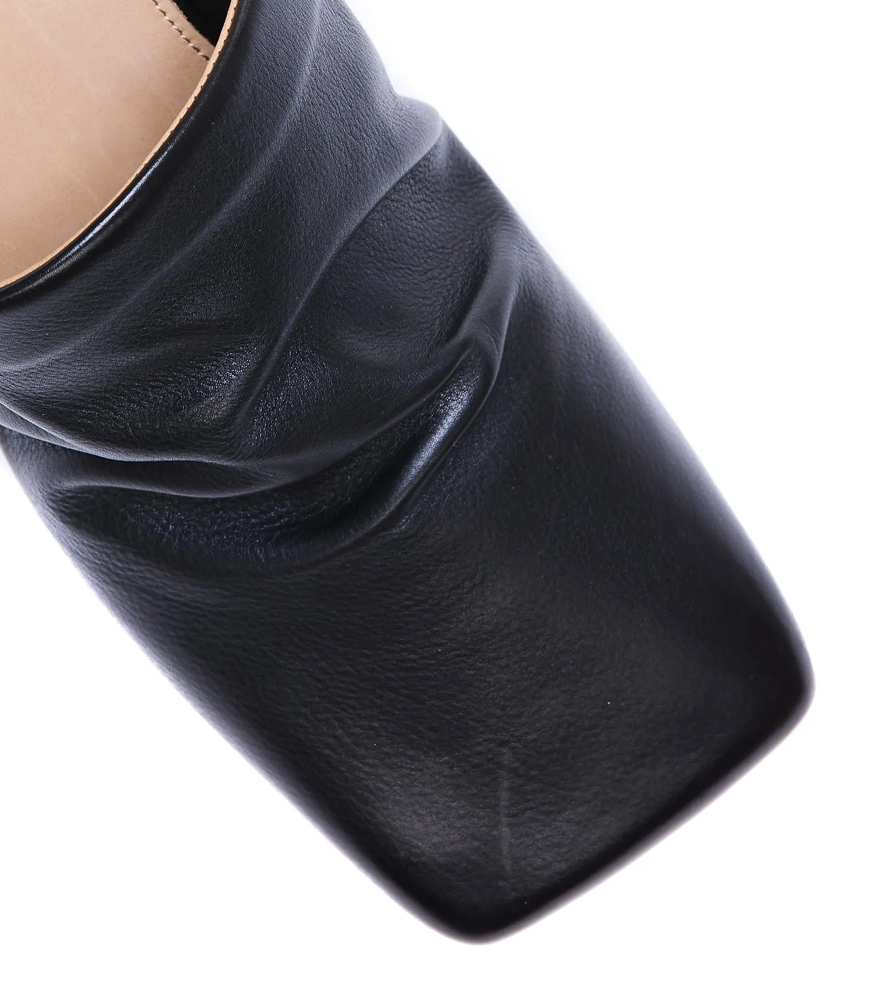 Marsll Pinnettina Square-Toe Mules