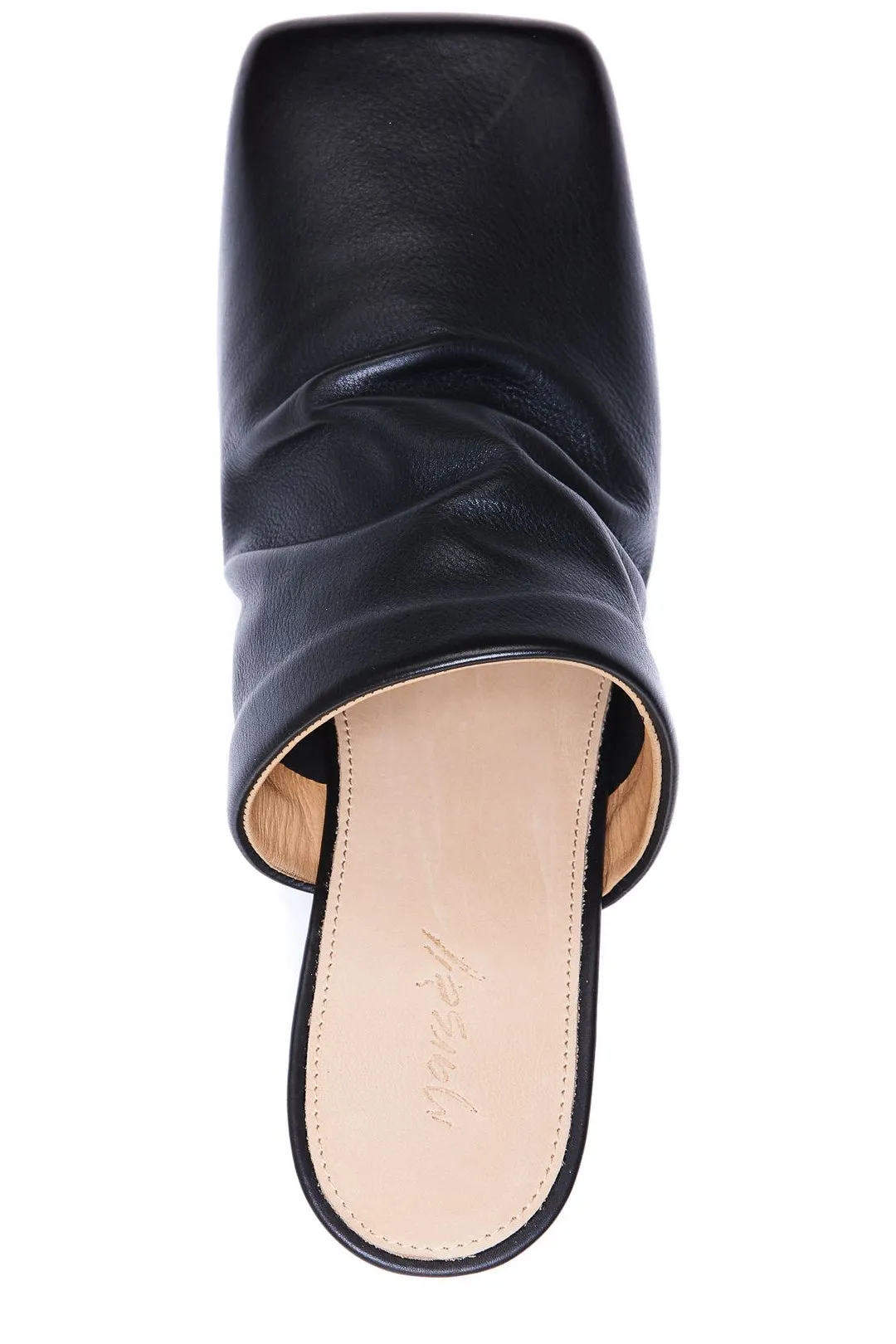 Marsll Pinnettina Square-Toe Mules