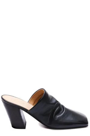 Marsll Pinnettina Square-Toe Mules