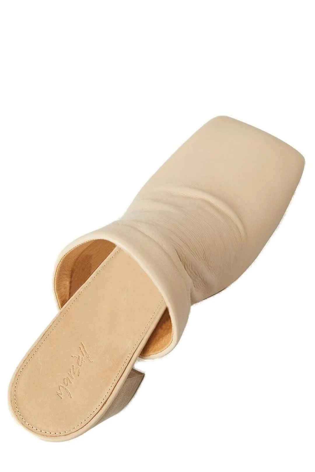 Marsll Pinnettina Square-Toe Mules