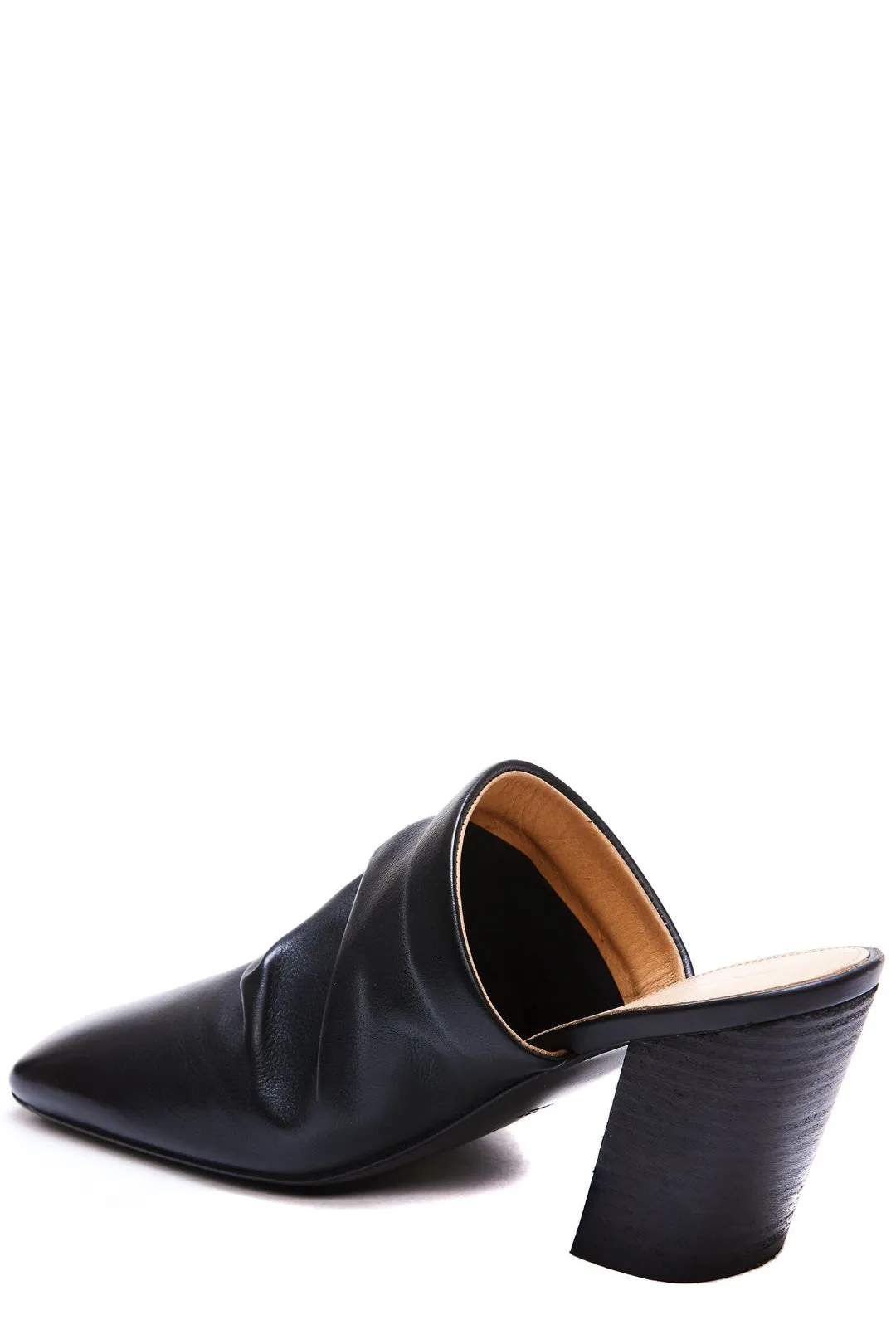 Marsll Pinnettina Square-Toe Mules