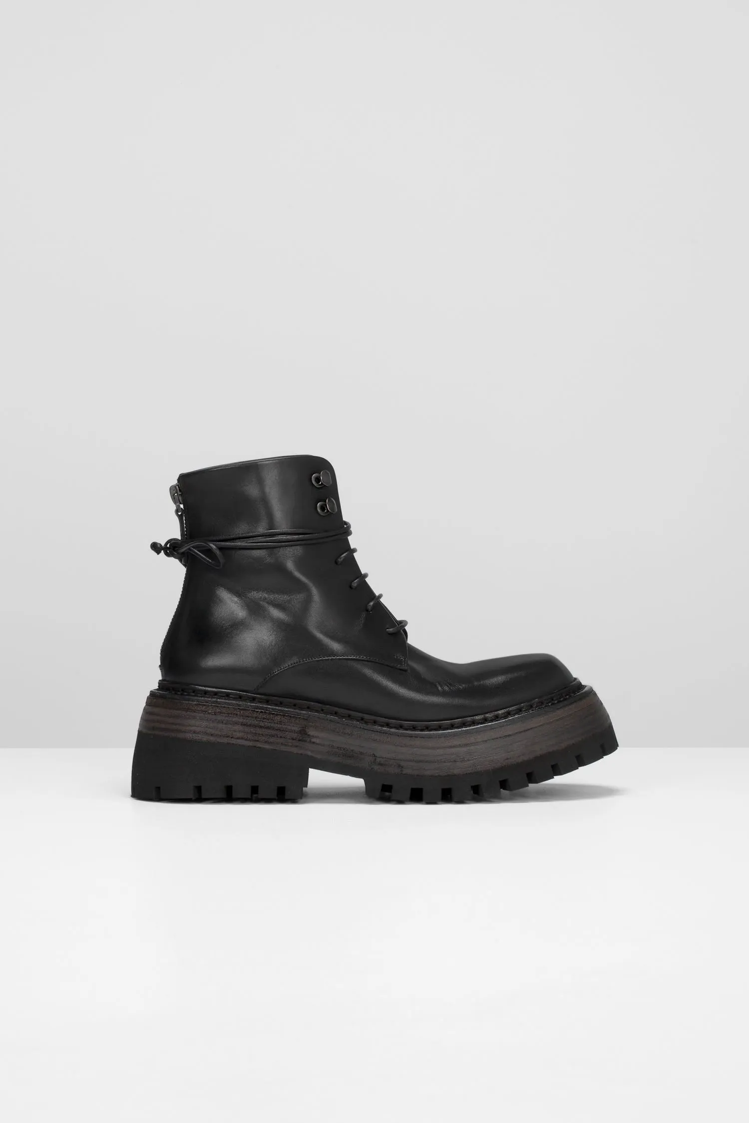 Marsll Quadrarmato Lace-Up Boots