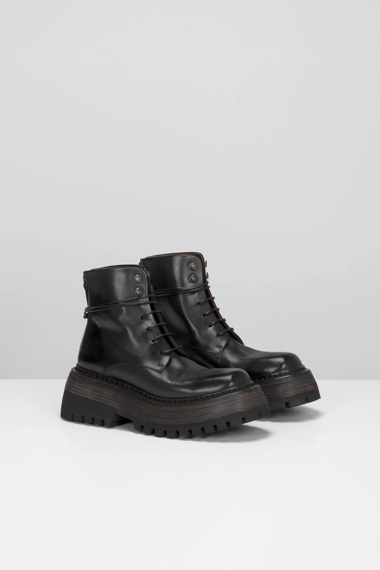 Marsll Quadrarmato Lace-Up Boots