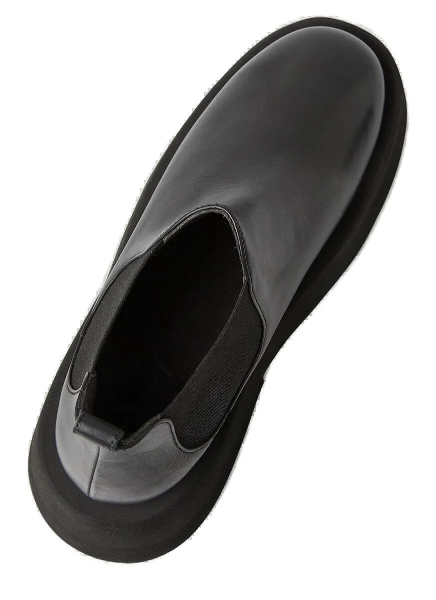Marsll Round-Toe Ankle Boots
