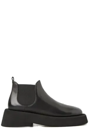 Marsll Round-Toe Ankle Boots