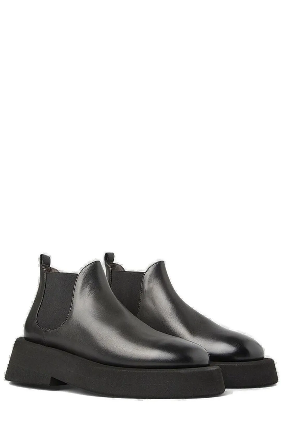 Marsll Round-Toe Ankle Boots