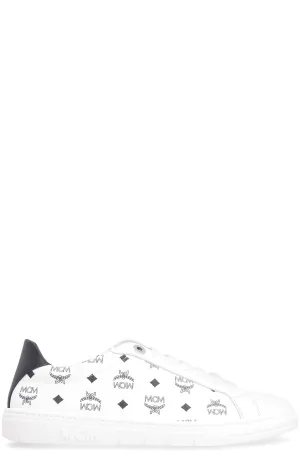 MCM Terrain Derby Monogram Lace-Up Sneakers