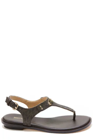 Michael Michael Kors Monogram Thong Sandals