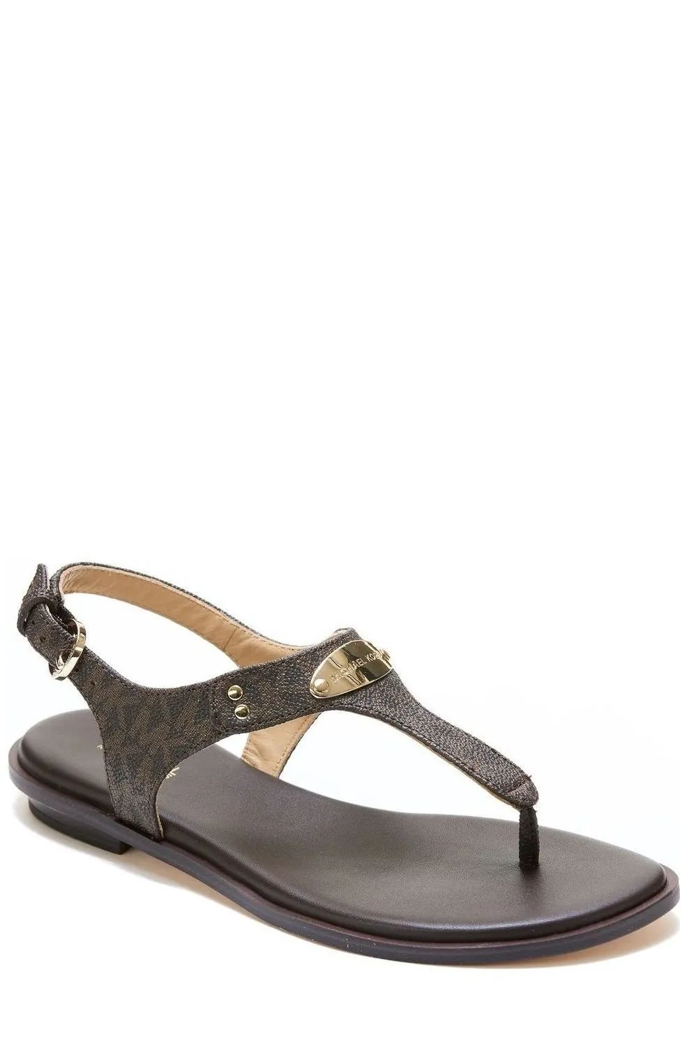 Michael Michael Kors Monogram Thong Sandals