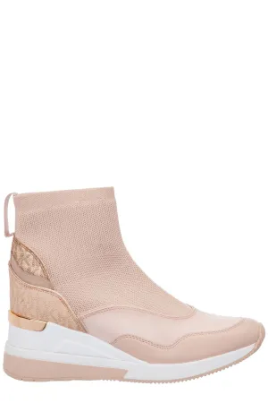 Michael Michael Kors Swift Bootie Logo Print Boot Sneakers