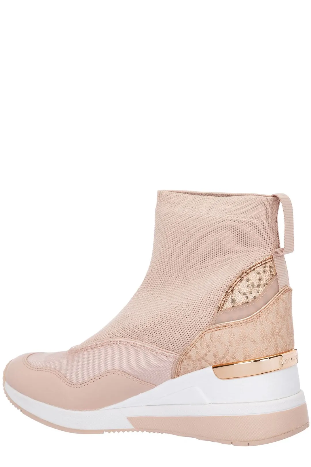 Michael Michael Kors Swift Bootie Logo Print Boot Sneakers